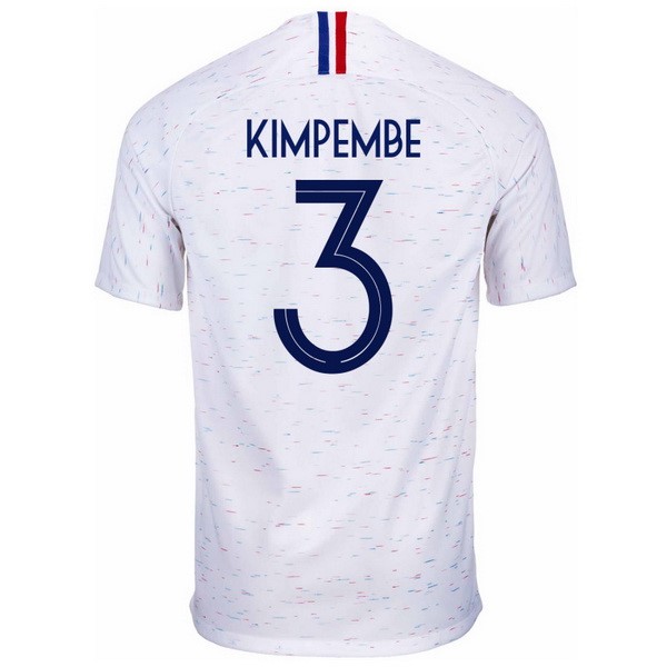 Camiseta Francia 2ª Kimpembe 2018 Blanco